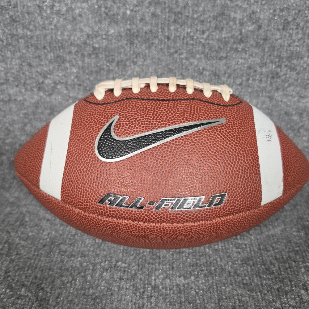 Nike All-Field Football Official Size Weight NFHS Approved Brown White